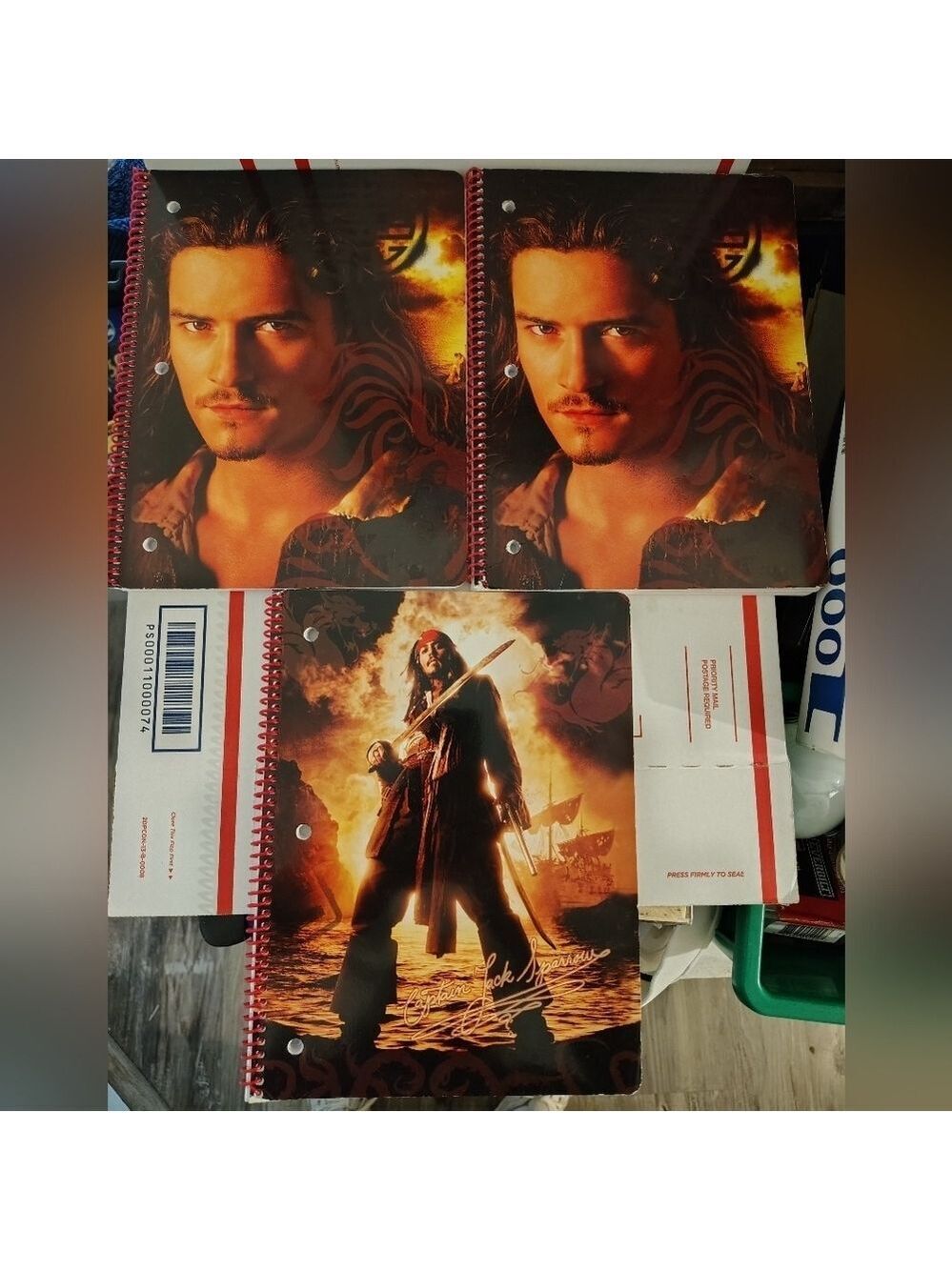 Pirates Of The Caribbean Spiral Notebook Bundle